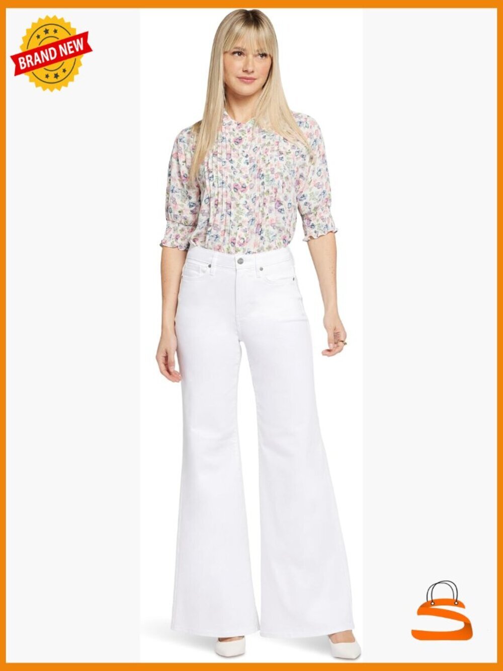 Wide Leg Palazzo Jeans with Lift Tuck Technology
